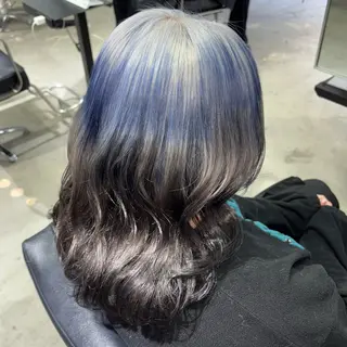 ミディアム カラー ★デザインカラー ハイトーン ももか★のヘアスタイル