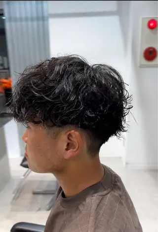 パーマ メンズ 当日予約⭕️ fifth渋谷太田のヘアスタイル