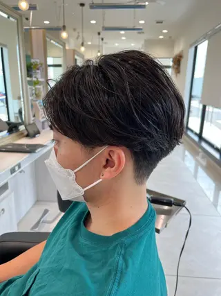 ショート パーマ メンズ 🥇メンズ特化 伊東輝のヘアスタイル