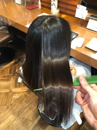 ロング パーマ 高山🐬髪質改善 池袋で縮毛矯正のヘアスタイル