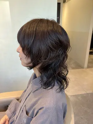 ミディアム カラー パーマ 🍇おぐら めぐみ🍇のヘアスタイル