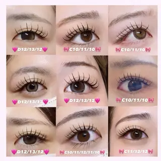 マツエク・マツパ Mell Yuuna ♡パリエク /束感のマツエク・マツパデザイン