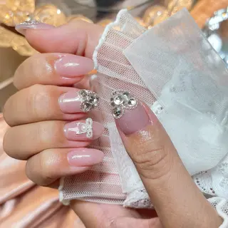 ネイル 23時まで❤︎韓国、 ワンホンネイルのネイルデザイン