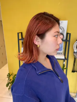 ミディアム カラー 似合わせ 垢抜け🌟 AKINOのヘアスタイル