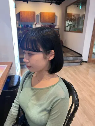 ミディアム カラー マツエク/透明感 カラー🤍ゆうのヘアスタイル