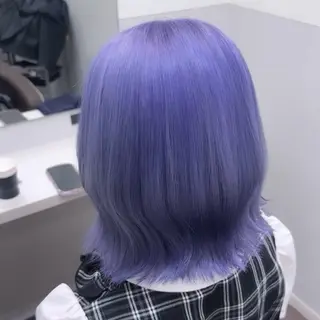 ミディアム カラー salowin iori原宿B1店所属・ハイトーン/髪質改善 原宿𝑺𝑬𝑵𝑨のヘアスタイル