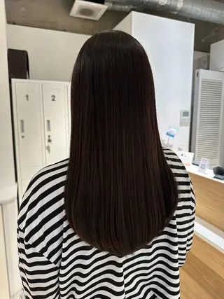 ロング カラー Annie 吉田 裕美のヘアスタイル