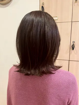 ミディアム カラー Ha naのヘアスタイル