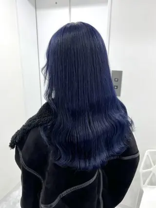 ロング カラー ヘアアレンジ トレンド韓国風カラー 💎ホウト💎のヘアスタイル