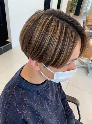 カラー ミディアム ルクール柏崎店　山岸 亜依瑠のヘアスタイル