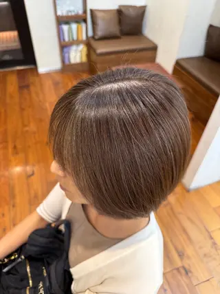 ショート カラー カット特化/髪質改善 /なおき/表参道のヘアスタイル