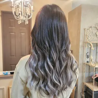 ロング ヘアアレンジ MagicMush ✴︎シールエクステのヘアスタイル