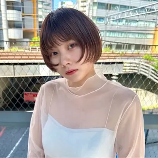 ショート 骨格診断で絶対可愛い ✨丸みショート✨凌弥のヘアスタイル