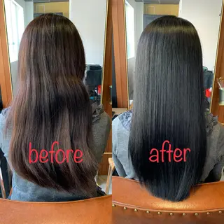 ロング 縮毛矯正&髪質改善 MAILHAIRのヘアスタイル