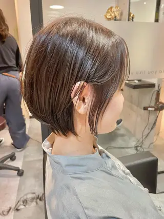 ショート カラー 👑髪質改善カラー 中垣斗希のヘアスタイル