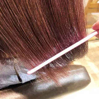 ショート カラー なつき/艶ピンク/ girly hairのヘアスタイル