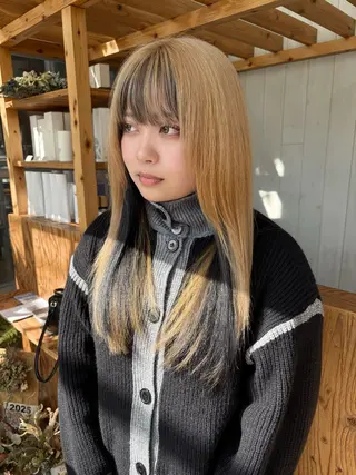 ロング Nicoru*所属・園田 綾佳のヘアスタイル