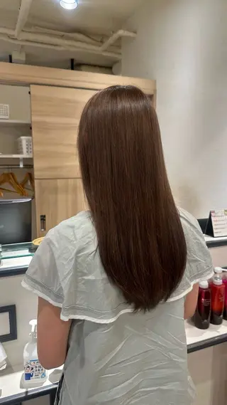 ロング カラー 江口 侑理加のヘアスタイル