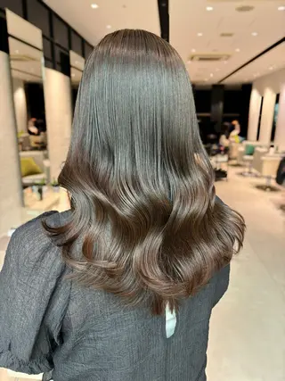 ミディアム カラー 銀座/髪質改善/韓国 カラー🍓原田侑依のヘアスタイル