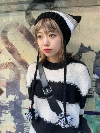 ショート カラー ヘアアレンジ 🍒KIKUCHI KANAE🍒のヘアスタイル