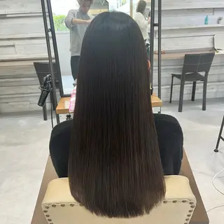 ロング 縮毛矯正/髪質改善 斉藤春のヘアスタイル