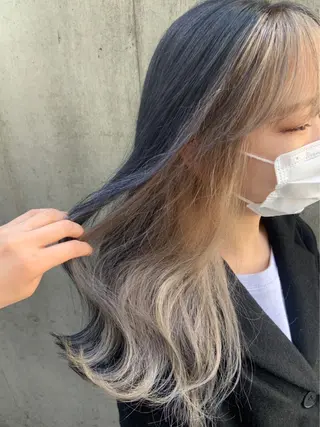 ロング 👑毛流れ、艶髪◉ 縮毛矯正錦糸町ヒガシのヘアスタイル