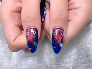 ネイル 💙羽生 彩光💙のネイルデザイン