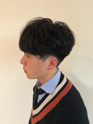 パーマ メンズ メンズパーマ・ 外川生純美ೀ🌝のヘアスタイル