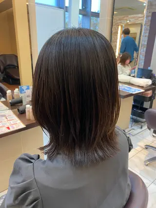 ミディアム ⭐️透明感カラー/ パーマ⭐️宮野翔のヘアスタイル