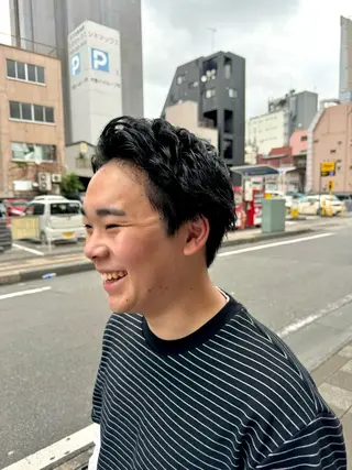 メンズ 米元 春奈のヘアスタイル