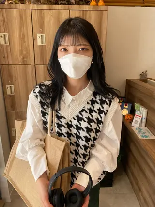 セミロング カラー パーマ指名No1 /namiのヘアスタイル