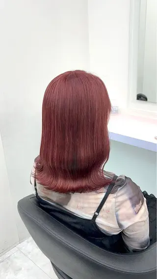 ロング カラー 🥀トレンド韓国暖色 🥀momo🥀のヘアスタイル