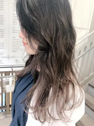 セミロング カラー 艶髪/シールエクステ 🌻ノゾミ🌻のヘアスタイル