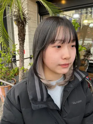 ミディアム カラー AKALA HAIR所属・AKALA HAIR 西宮店 Juriのヘアスタイル