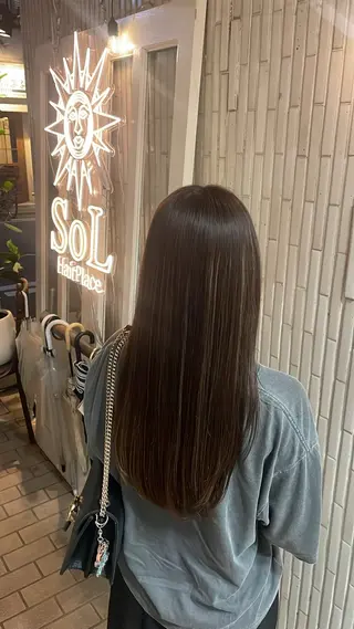 ロング 佐藤 楓夏のヘアスタイル