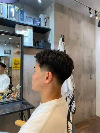 ショート メンズ 居原 凜太郎のヘアスタイル