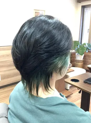 ショート カラー Annon プライベートサロンのヘアスタイル