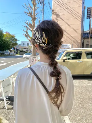 ロング 小日向 沙織のヘアスタイル