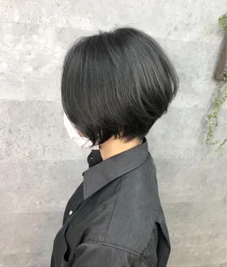 ショート カラー GRANDJETE真砂店所属・内藤 繁のヘアスタイル
