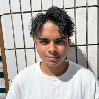 ミディアム カラー パーマ ヘアアレンジ メンズ メンズ特化 美容師かずまのヘアスタイル