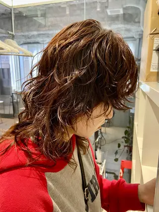 パーマ ANY/須田 麻人/ハードパーマのヘアスタイル