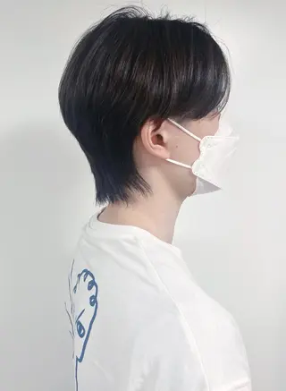 ミディアム morio from london所属・松岡彩華 ボブ /グレージュのヘアスタイル