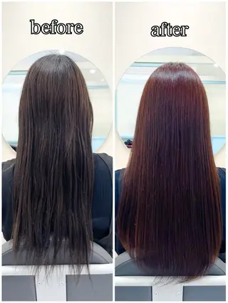 ロング カラー 🌷ピンクカラー くどう🌷のヘアスタイル