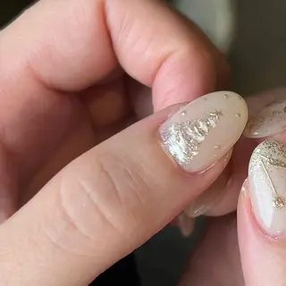 ネイル Ray. ちゅるん系ニュアンスのネイルデザイン