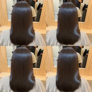 セミロング attrait南堀江所属・絹髪矯正髪質改善 KAISEIのヘアスタイル