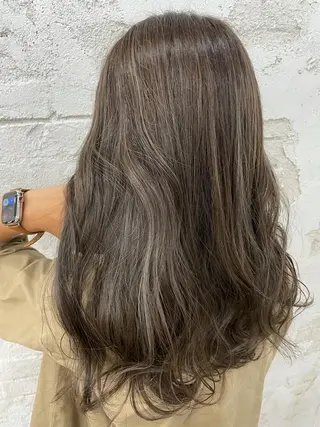 ロング カラー 🎀モテ髪ミルクティ ー🎀yasunaのヘアスタイル