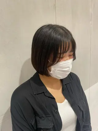 ミディアム ナチュラル/韓国💎 haruka 💎のヘアスタイル