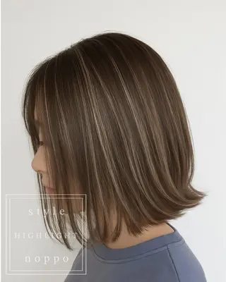 ミディアム カラー noppo所属・NOPPO 和泉市 美容室/奥村 飛鳥のヘアスタイル