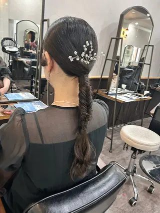 ロング ヘアアレンジ 🦄🩵YUNA 🩵🦄のヘアスタイル