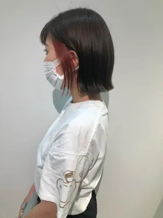 ミディアム カラー レイヤー/お顔まわり 暖色カラー🍑Amiのその他イメージ